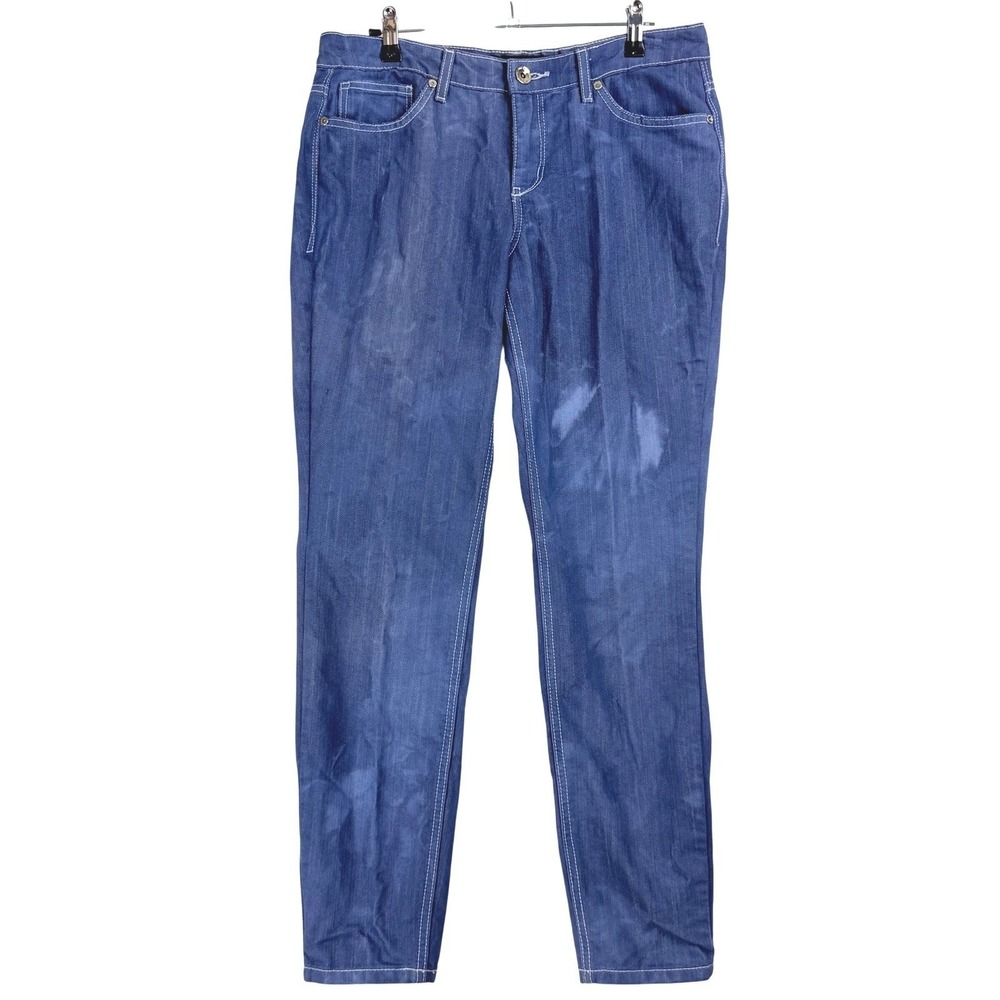 Nine West Jeans Women's Size 6 28 Cigarette Fit Skinny Leg Blue Denim Pants